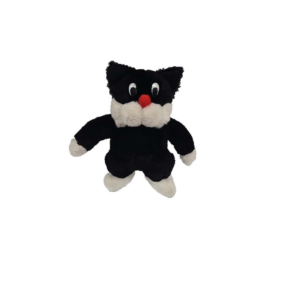 US Tops Merchandising Vintage Tuxedo Cat Plush Stuffed Animal 9 Inch